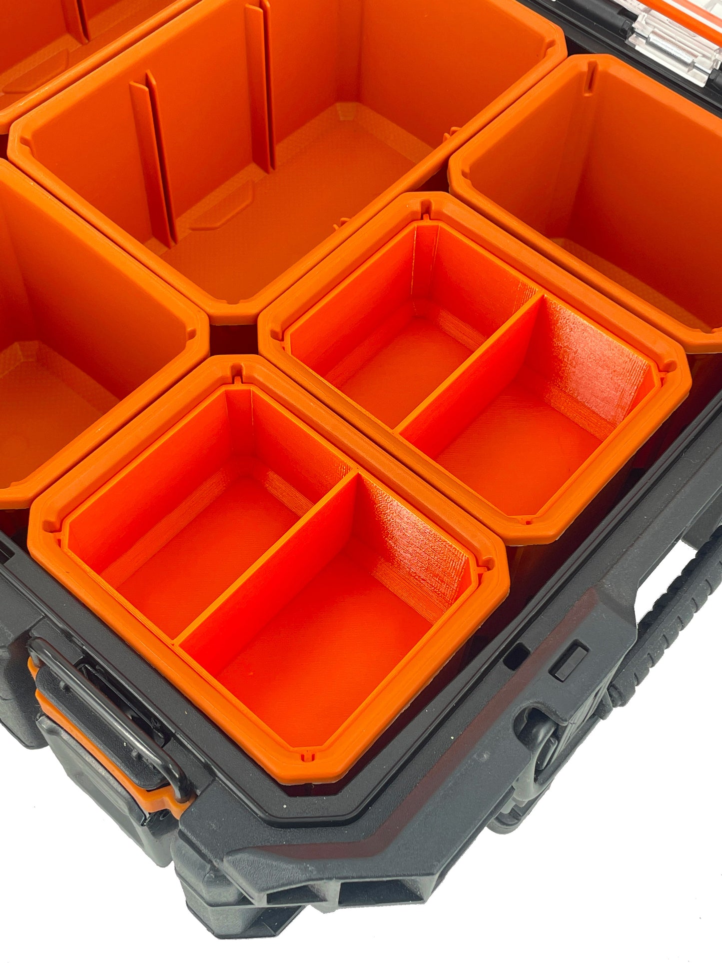 Ridgid Pro Organizer Compatible Small Nesting Bins - Orange