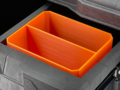 Ridgid 2.0 Pro Gear 2 Drawer Tool Organizer Box Compatible Small Nesting Bins - Orange