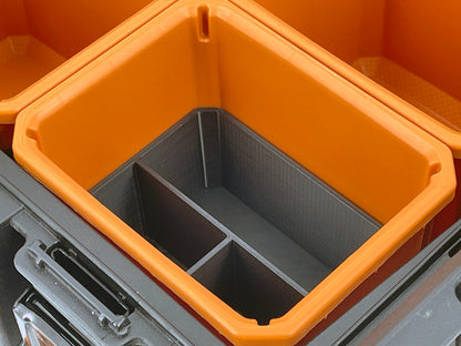 Ridgid Pro Organizer Compatible Small Nesting Bin Set - Black