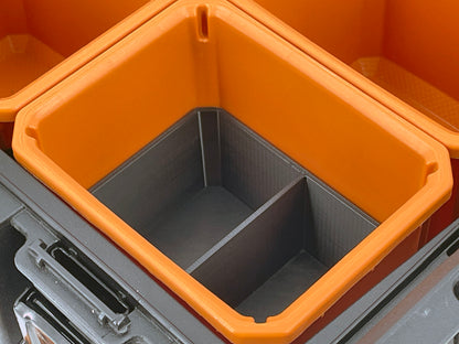 Ridgid Pro Organizer Compatible Small Nesting Bin Set - Black