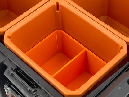 Ridgid Pro Organizer Compatible Small Nesting Bin Set - Orange