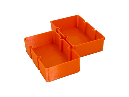 Ridgid Pro Organizer Compatible Large Nesting Bin Set - Orange