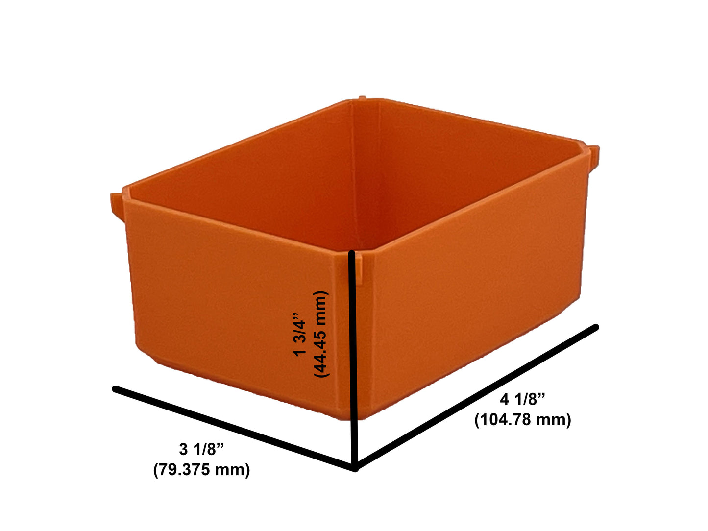 Ridgid Pro Organizer Compatible Small Nesting Bins - Orange