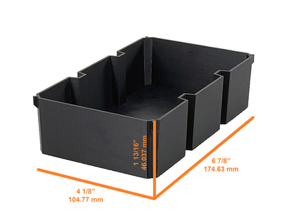 Ridgid Pro Organizer Compatible Large Nesting Bin - Black