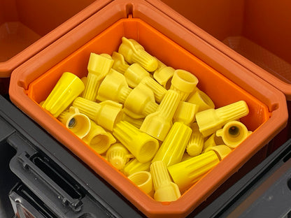 Ridgid Pro Organizer Compatible Small Nesting Bin Set - Orange