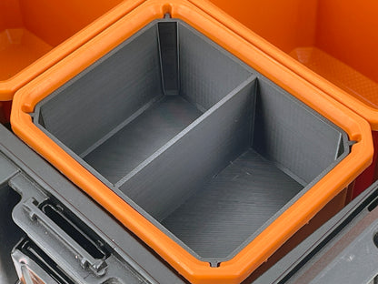 Ridgid Pro Organizer Compatible Small Nesting Bin Set - Black