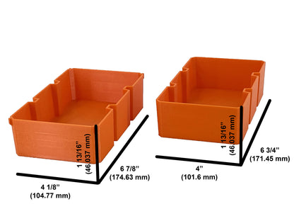 Ridgid Pro Organizer Compatible Large Nesting Bin Set - Orange