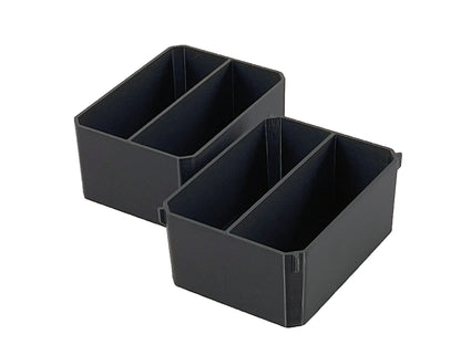 Ridgid Pro Organizer Compatible Small Nesting Bin Set - Black
