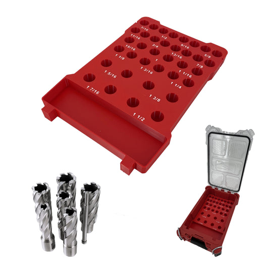 Milwaukee Packout Compact Compatible Annular Bit Set Tray Insert